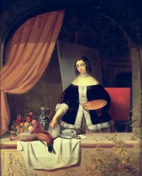 Arranging her Still Life